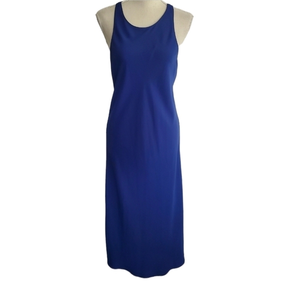 Amanda Uprichard "Pasadena" Blue Midi Dress - Picture 2 of 8